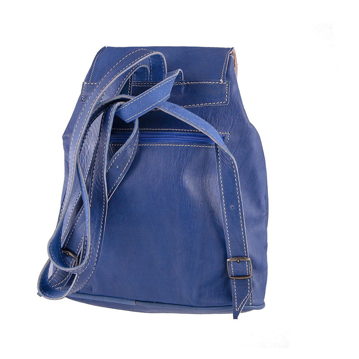 Vintage Style Women's Backpack - Handmade - Brown