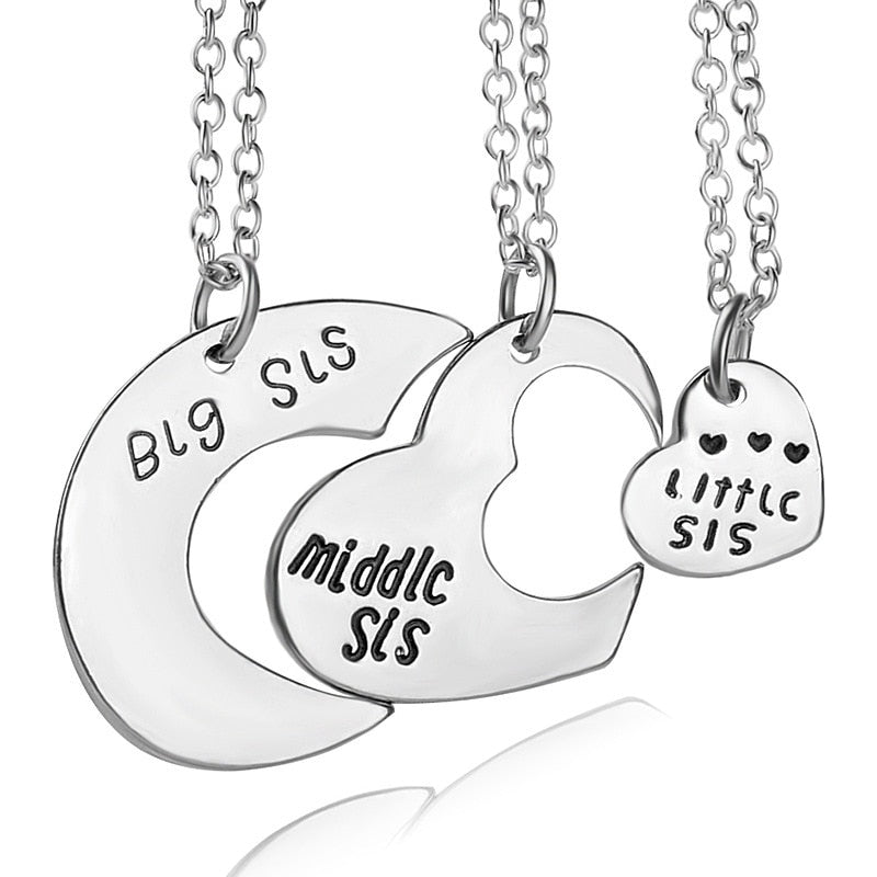 WINNICACA Sister Gifts Sister Necklace for 3 S925 Sterling Silver 3 Sisters  Necklaces Fashion Friendship Jewelry Gifts for Her Women Girls Best Friend  Anniversary Birthday Gifts from Sister Valentines - Walmart.com
